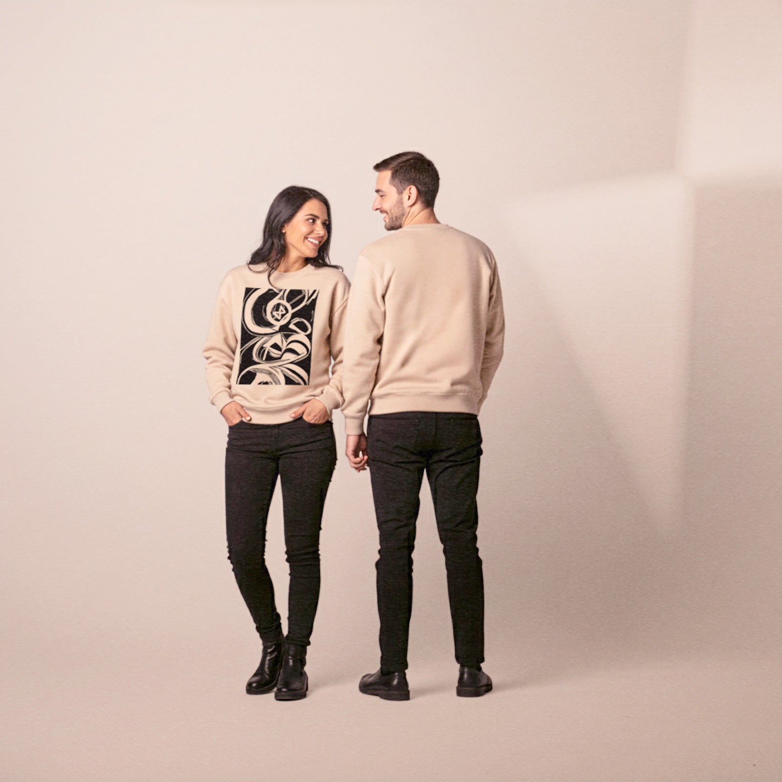 Sweatshirt Crewneck "Signature" – Coton Organic Bio – Sérigraphie artisanal – AIONQUEST