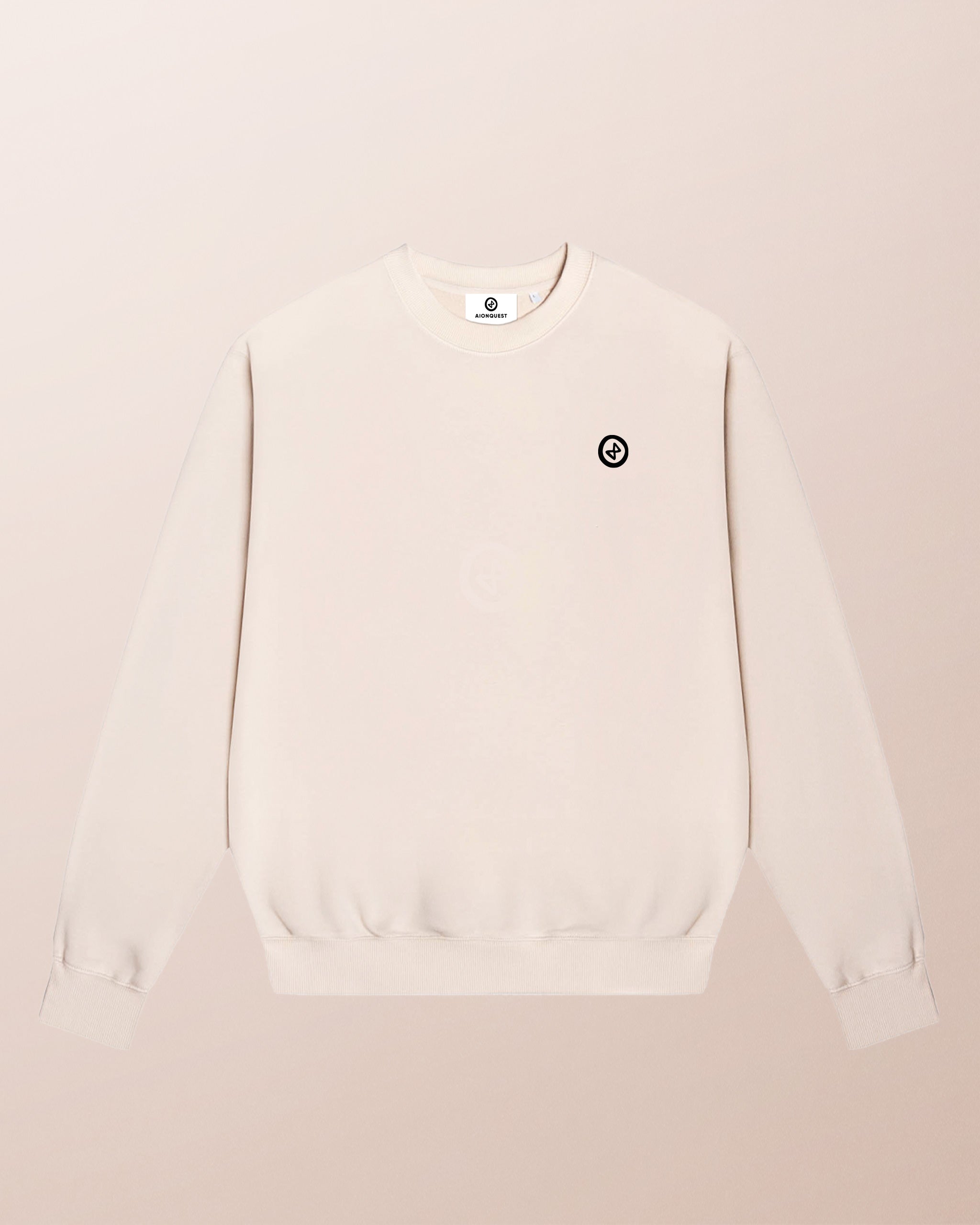 Sweat Unisexe "Faction" – Coton bio sand | AIONQUEST